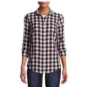 St. John’s bay S Long Sleeve button front shirt